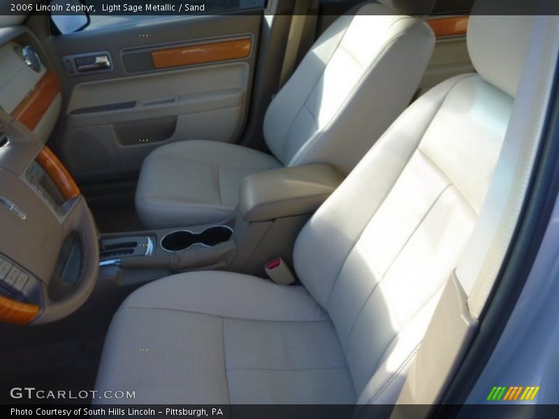 Light Sage Metallic / Sand 2006 Lincoln Zephyr