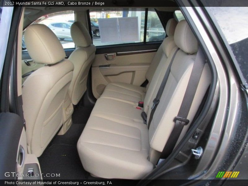 Cabo Bronze / Beige 2012 Hyundai Santa Fe GLS AWD