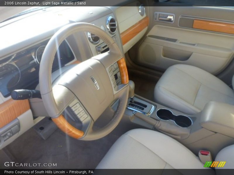 Light Sage Metallic / Sand 2006 Lincoln Zephyr