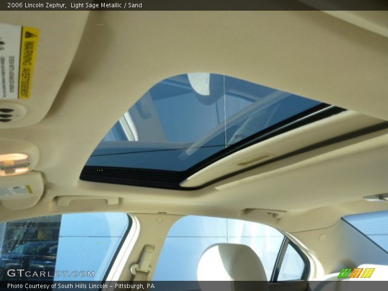 Light Sage Metallic / Sand 2006 Lincoln Zephyr