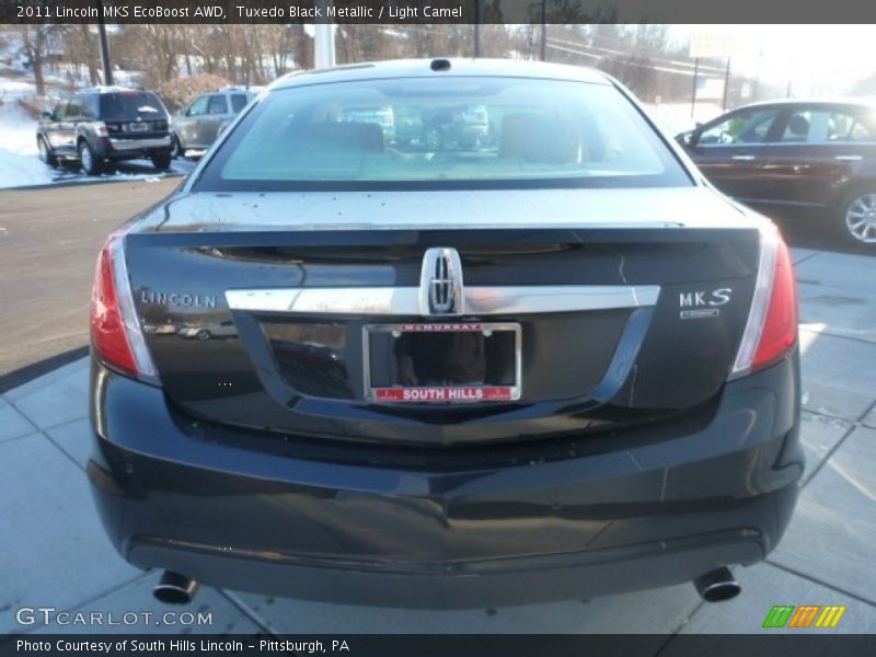 Tuxedo Black Metallic / Light Camel 2011 Lincoln MKS EcoBoost AWD