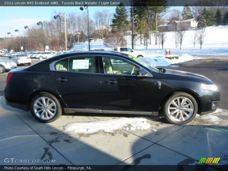 Tuxedo Black Metallic / Light Camel 2011 Lincoln MKS EcoBoost AWD