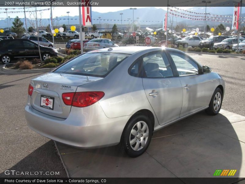 Quicksilver / Gray 2007 Hyundai Elantra GLS Sedan