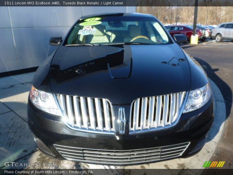 Tuxedo Black Metallic / Light Camel 2011 Lincoln MKS EcoBoost AWD