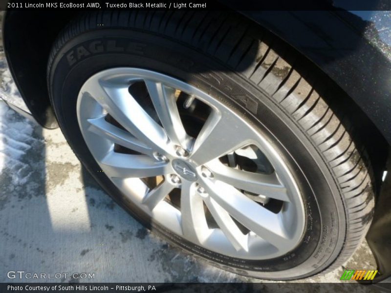 Tuxedo Black Metallic / Light Camel 2011 Lincoln MKS EcoBoost AWD