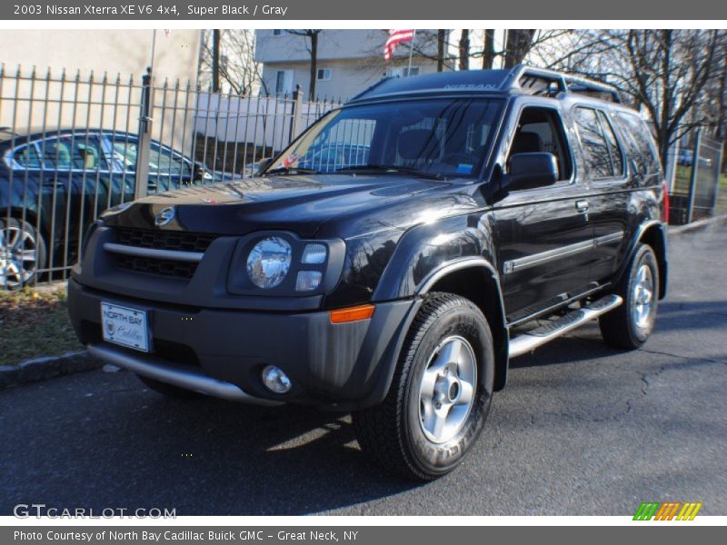 Super Black / Gray 2003 Nissan Xterra XE V6 4x4
