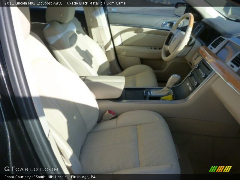 Tuxedo Black Metallic / Light Camel 2011 Lincoln MKS EcoBoost AWD