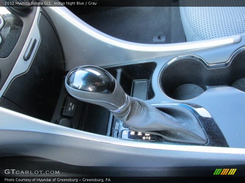 Indigo Night Blue / Gray 2012 Hyundai Sonata GLS