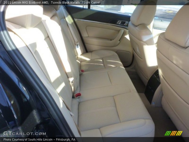 Tuxedo Black Metallic / Light Camel 2011 Lincoln MKS EcoBoost AWD