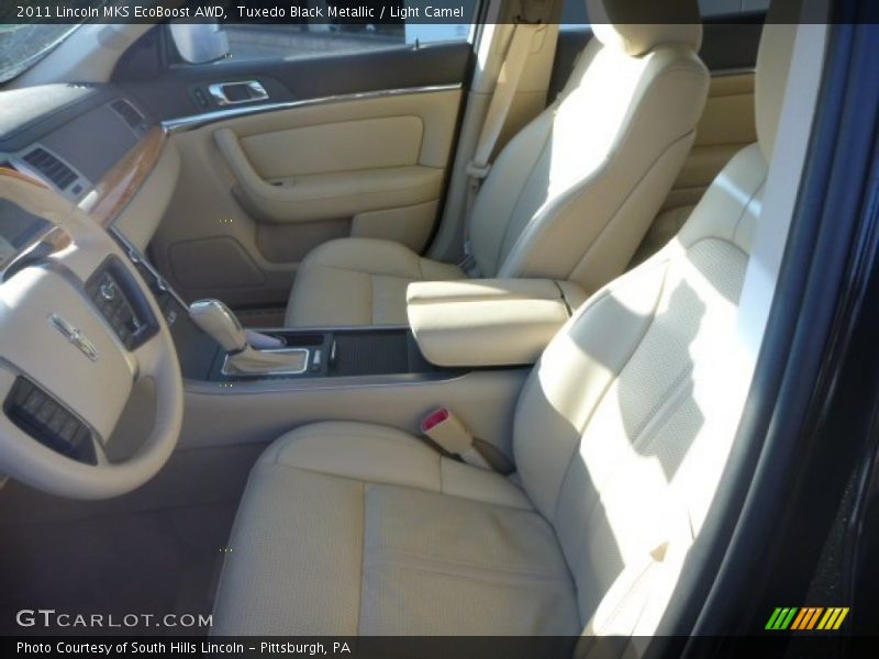 Tuxedo Black Metallic / Light Camel 2011 Lincoln MKS EcoBoost AWD