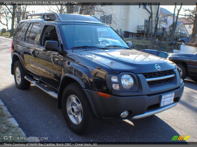 Super Black / Gray 2003 Nissan Xterra XE V6 4x4