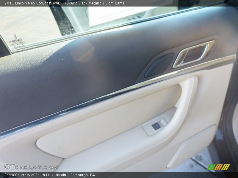 Tuxedo Black Metallic / Light Camel 2011 Lincoln MKS EcoBoost AWD
