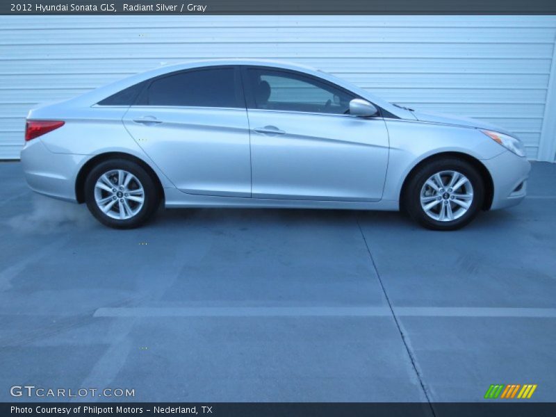Radiant Silver / Gray 2012 Hyundai Sonata GLS