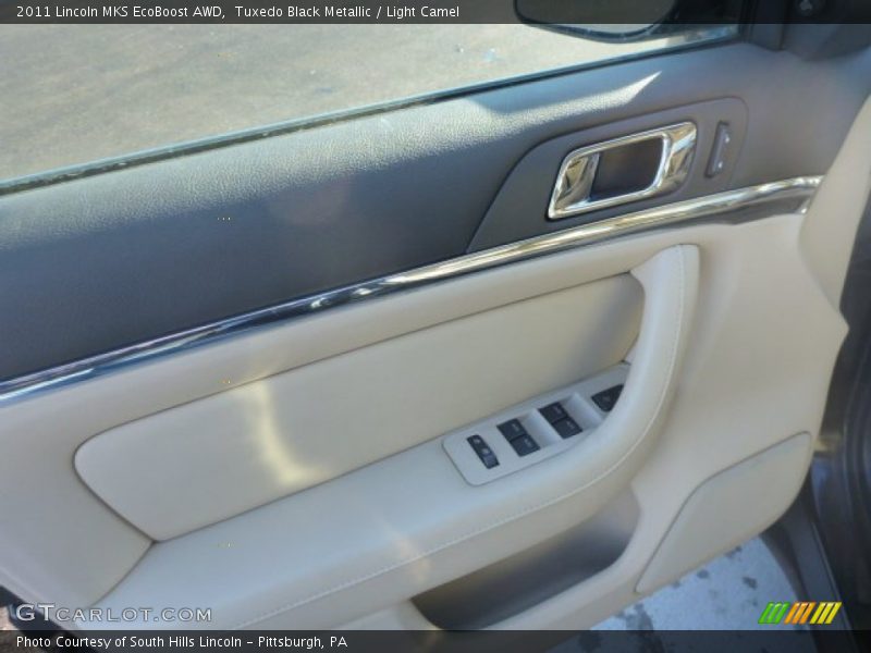Tuxedo Black Metallic / Light Camel 2011 Lincoln MKS EcoBoost AWD
