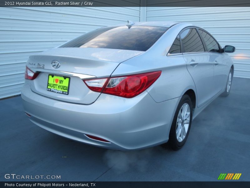 Radiant Silver / Gray 2012 Hyundai Sonata GLS