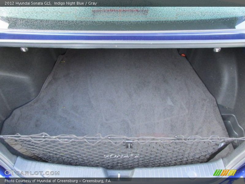 Indigo Night Blue / Gray 2012 Hyundai Sonata GLS