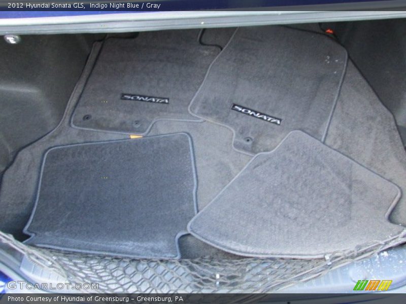 Indigo Night Blue / Gray 2012 Hyundai Sonata GLS