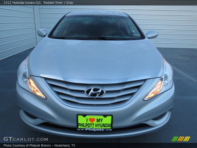 Radiant Silver / Gray 2012 Hyundai Sonata GLS