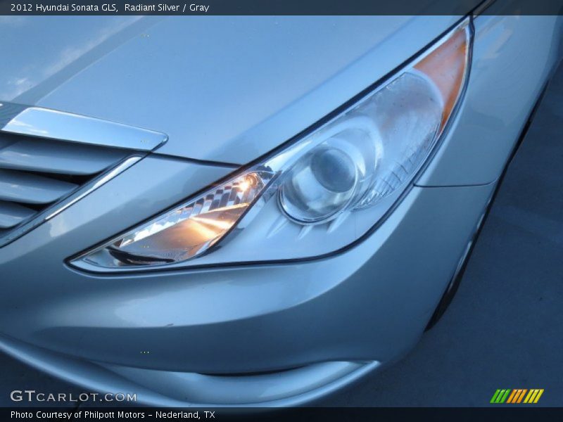Radiant Silver / Gray 2012 Hyundai Sonata GLS