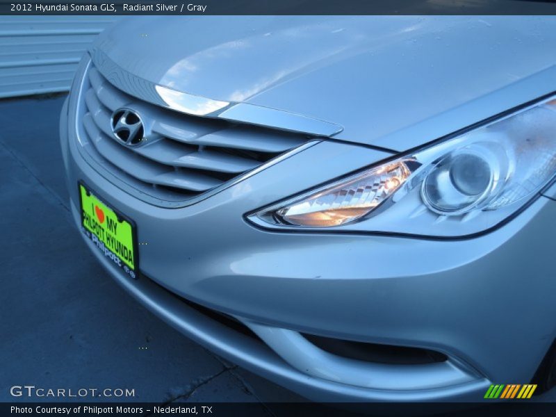 Radiant Silver / Gray 2012 Hyundai Sonata GLS