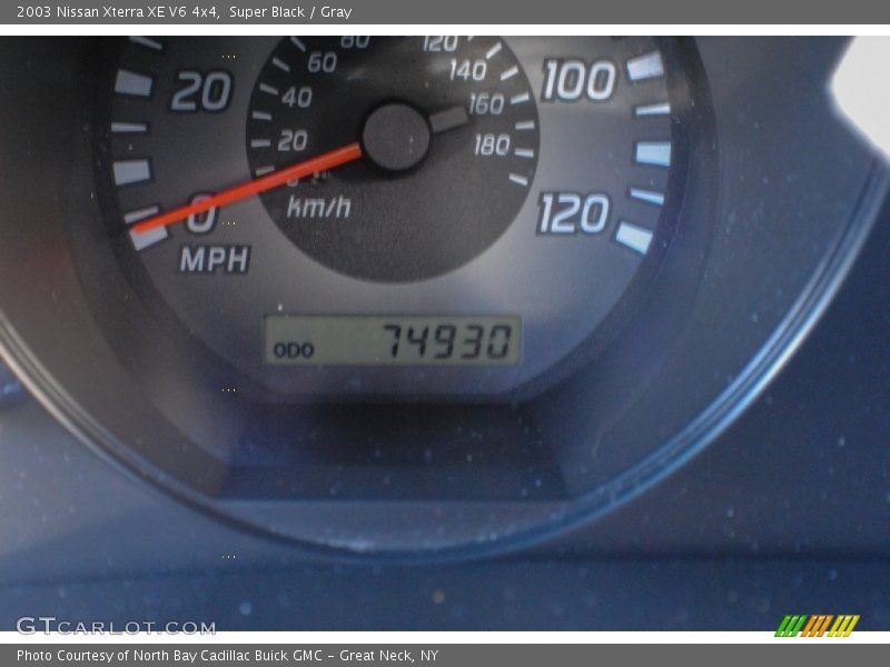 Super Black / Gray 2003 Nissan Xterra XE V6 4x4