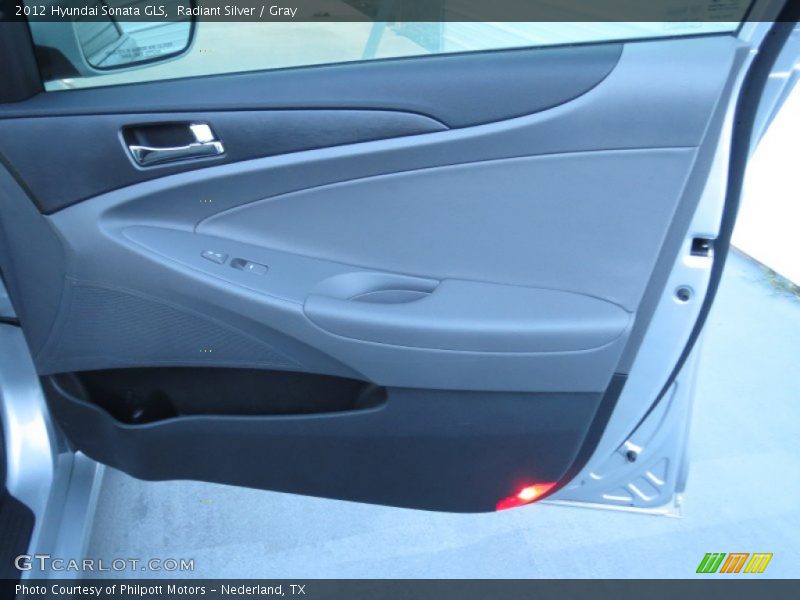 Radiant Silver / Gray 2012 Hyundai Sonata GLS