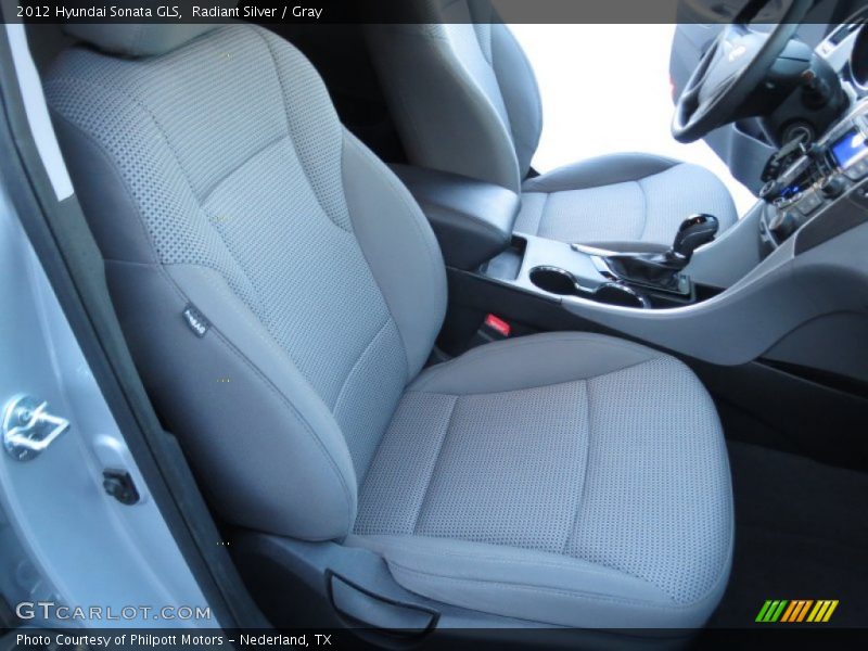 Radiant Silver / Gray 2012 Hyundai Sonata GLS