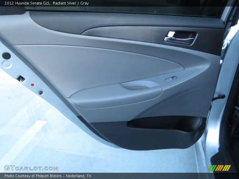 Radiant Silver / Gray 2012 Hyundai Sonata GLS
