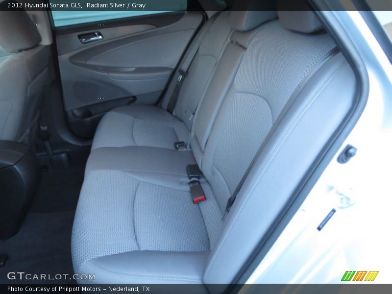 Radiant Silver / Gray 2012 Hyundai Sonata GLS