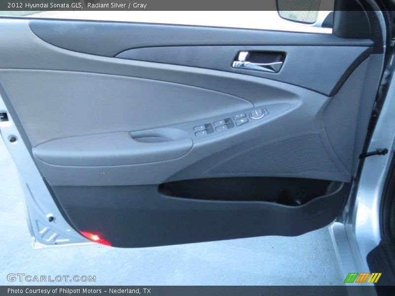 Radiant Silver / Gray 2012 Hyundai Sonata GLS