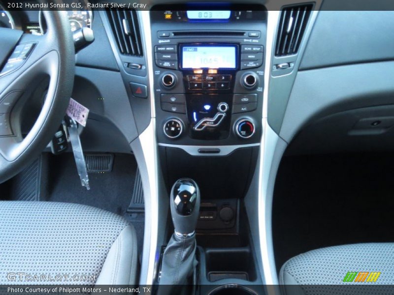 Radiant Silver / Gray 2012 Hyundai Sonata GLS