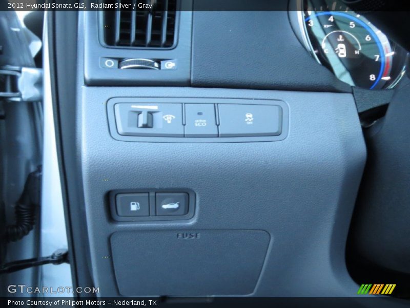 Radiant Silver / Gray 2012 Hyundai Sonata GLS