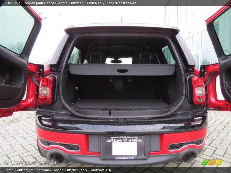 Chili Red / Black/Rooster Red 2009 Mini Cooper John Cooper Works Clubman