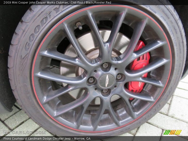 Chili Red / Black/Rooster Red 2009 Mini Cooper John Cooper Works Clubman
