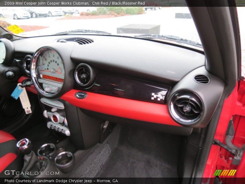 Chili Red / Black/Rooster Red 2009 Mini Cooper John Cooper Works Clubman