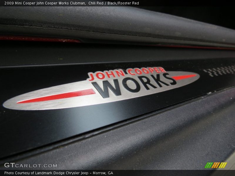 Chili Red / Black/Rooster Red 2009 Mini Cooper John Cooper Works Clubman