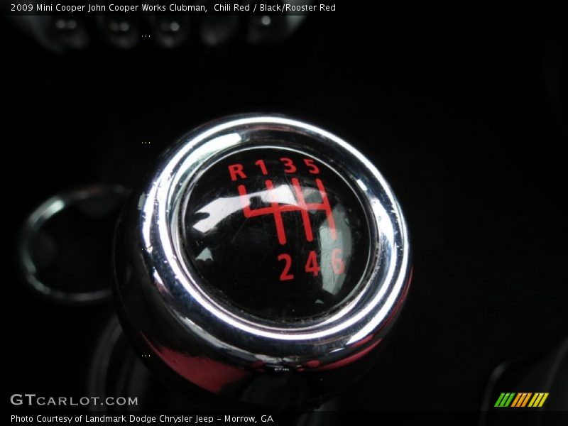 Chili Red / Black/Rooster Red 2009 Mini Cooper John Cooper Works Clubman