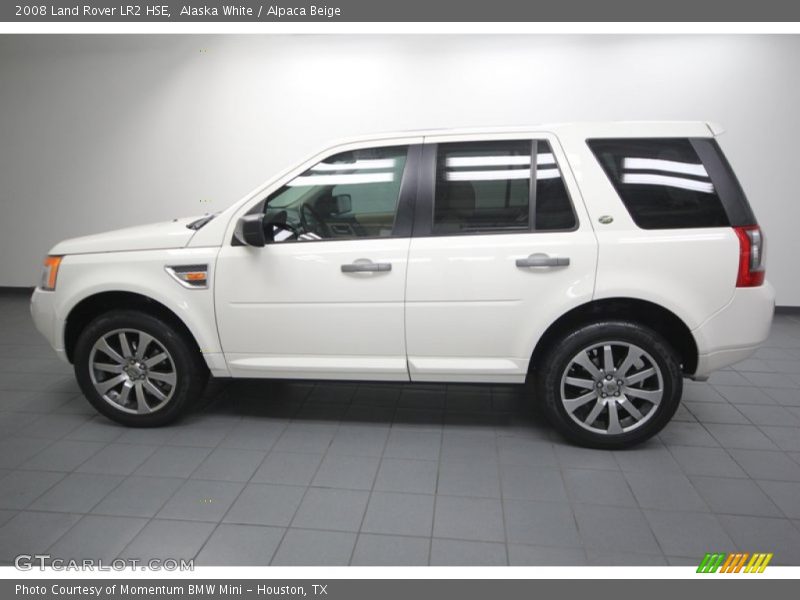 Alaska White / Alpaca Beige 2008 Land Rover LR2 HSE