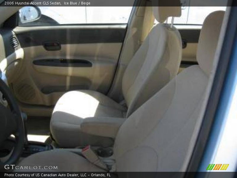 Ice Blue / Beige 2006 Hyundai Accent GLS Sedan