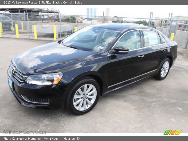 Black / Cornsilk Beige 2013 Volkswagen Passat 2.5L SEL