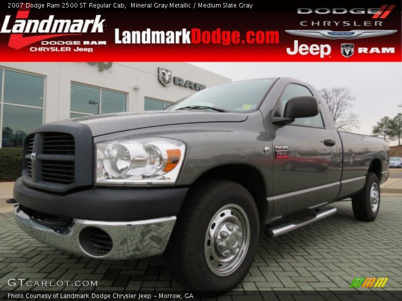 Mineral Gray Metallic / Medium Slate Gray 2007 Dodge Ram 2500 ST Regular Cab