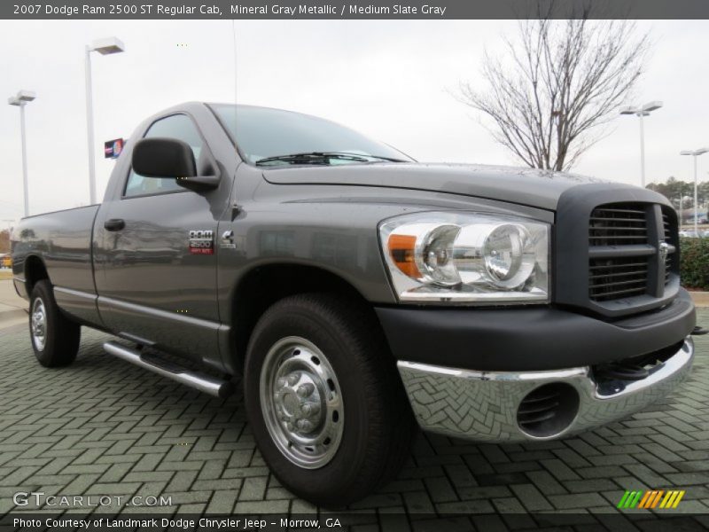 Mineral Gray Metallic / Medium Slate Gray 2007 Dodge Ram 2500 ST Regular Cab