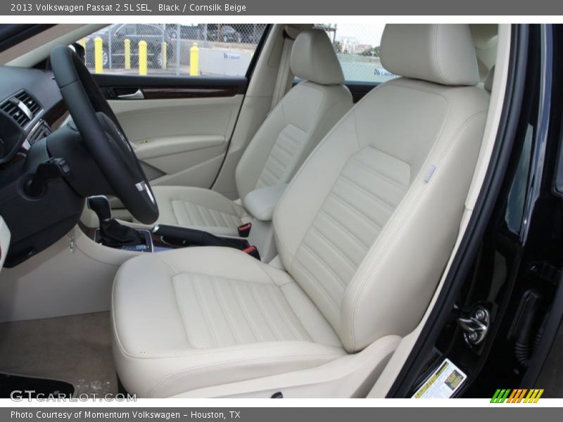 Black / Cornsilk Beige 2013 Volkswagen Passat 2.5L SEL