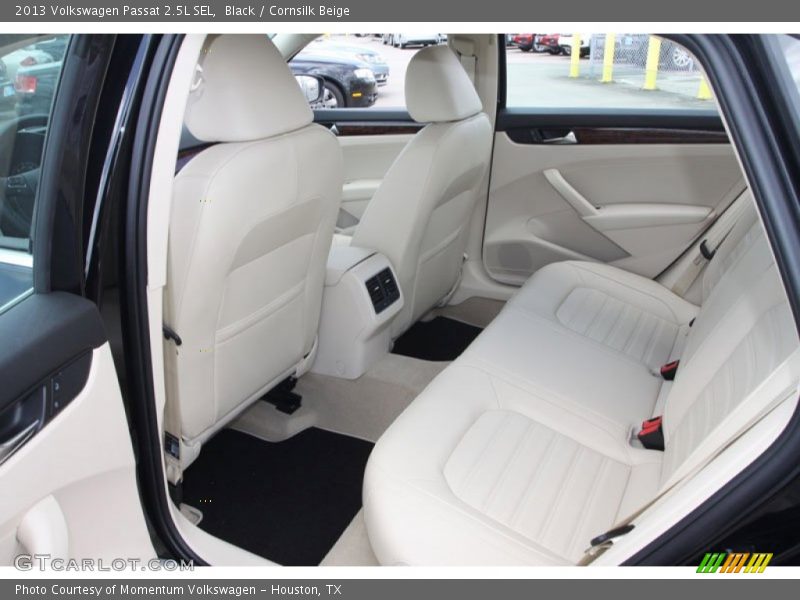 Black / Cornsilk Beige 2013 Volkswagen Passat 2.5L SEL