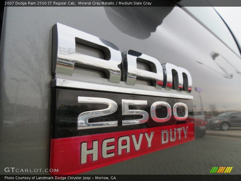 Mineral Gray Metallic / Medium Slate Gray 2007 Dodge Ram 2500 ST Regular Cab