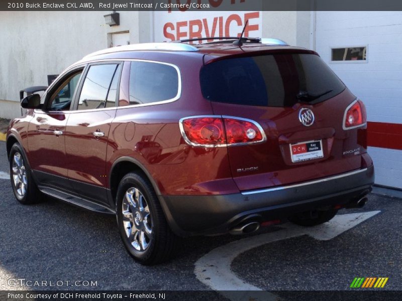 Red Jewel Tintcoat / Cashmere/Cocoa 2010 Buick Enclave CXL AWD