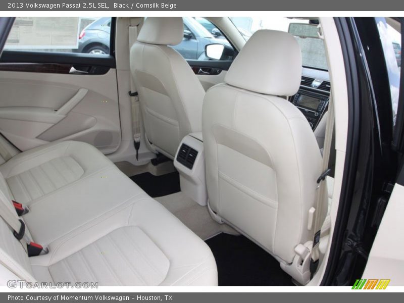 Black / Cornsilk Beige 2013 Volkswagen Passat 2.5L SEL
