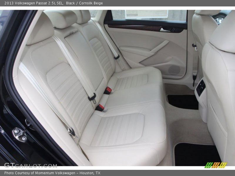 Black / Cornsilk Beige 2013 Volkswagen Passat 2.5L SEL