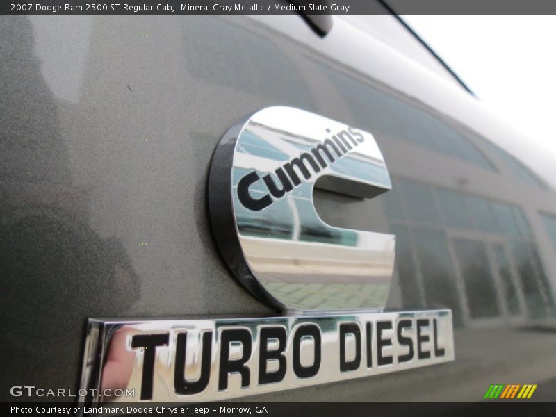 Mineral Gray Metallic / Medium Slate Gray 2007 Dodge Ram 2500 ST Regular Cab