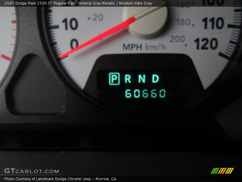 Mineral Gray Metallic / Medium Slate Gray 2007 Dodge Ram 2500 ST Regular Cab